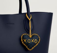 Handmade Heart Message Charm XOXO Design